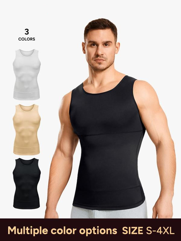Hello - Men's Basic Compression Shapewear Tanktop