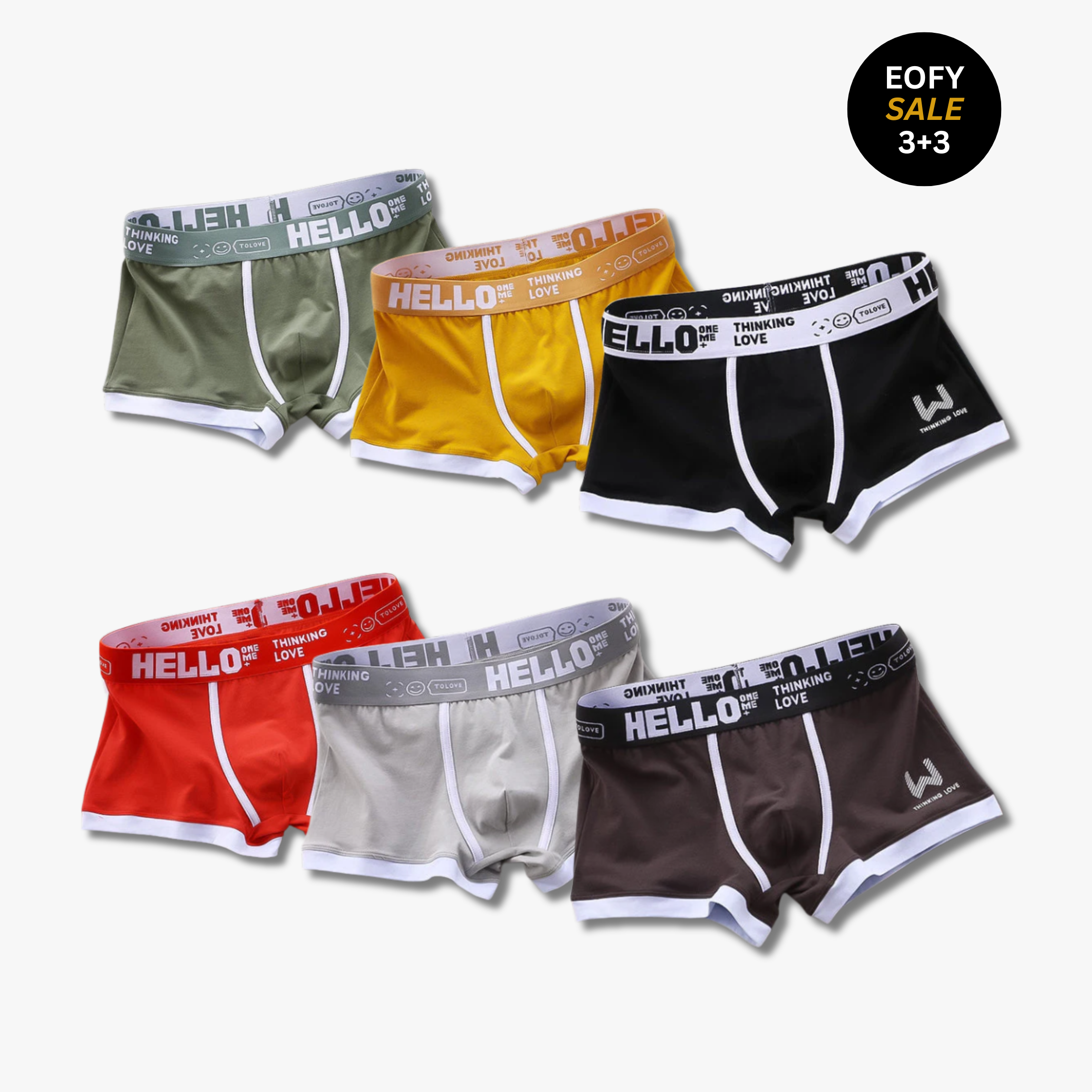 3-Pack Black - HelloBloke Classic