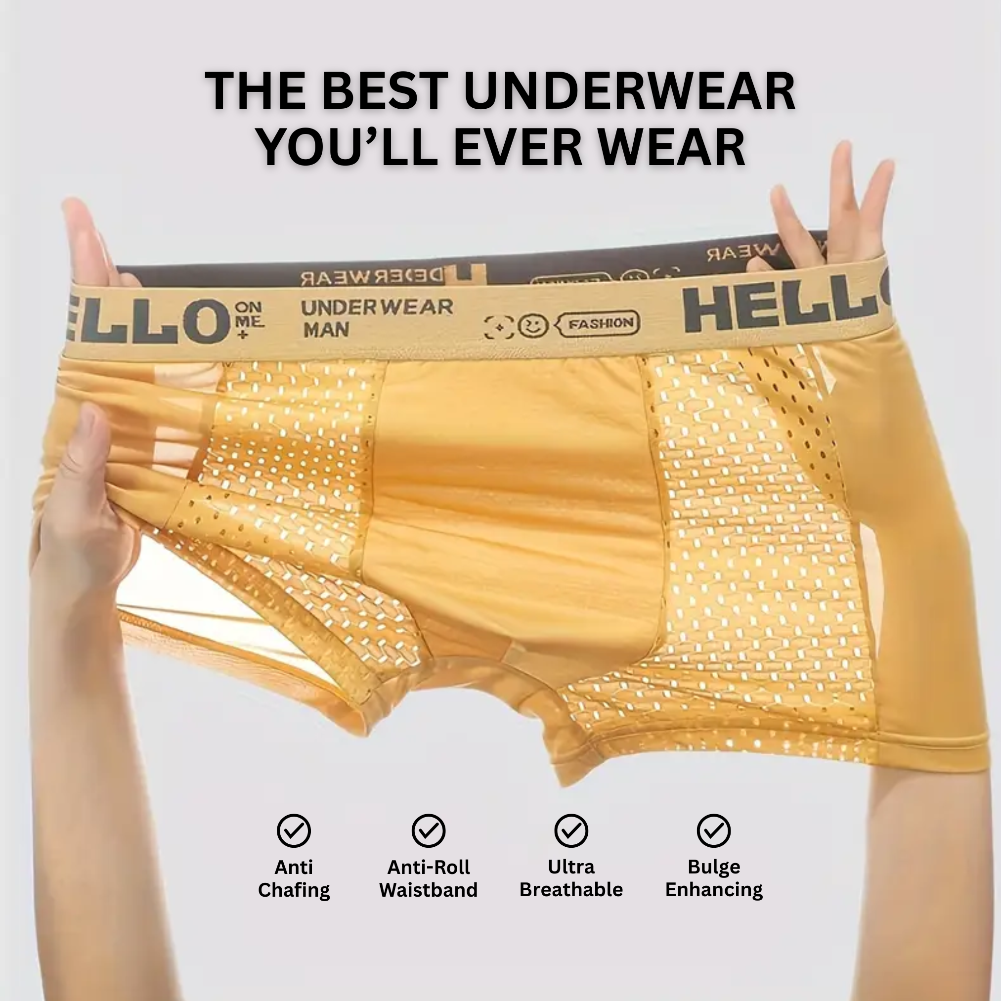 HelloBloke Mesh - Men's Underwear (3+3 Free)