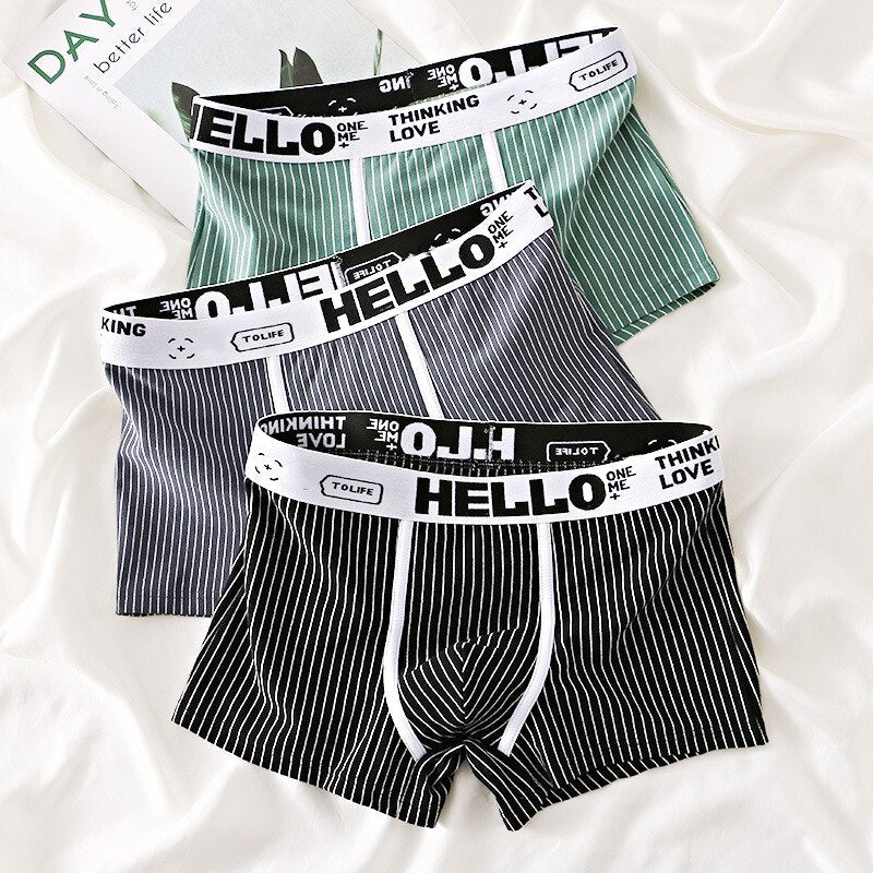 3-Pack - HelloBloke Striped