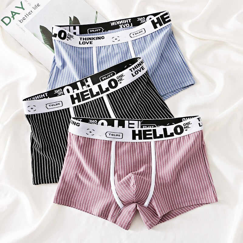 3-Pack - HelloBloke Striped
