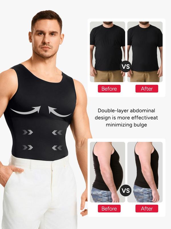 Hello -  Men's Basic Compression Shapewear Tanktop